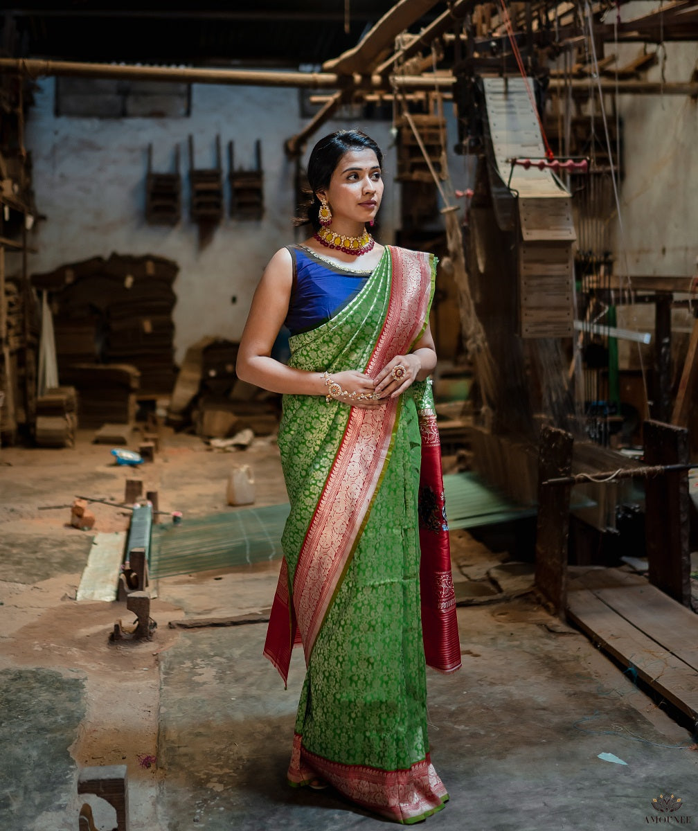 ASHAWALI BROCADE SILK SAREE