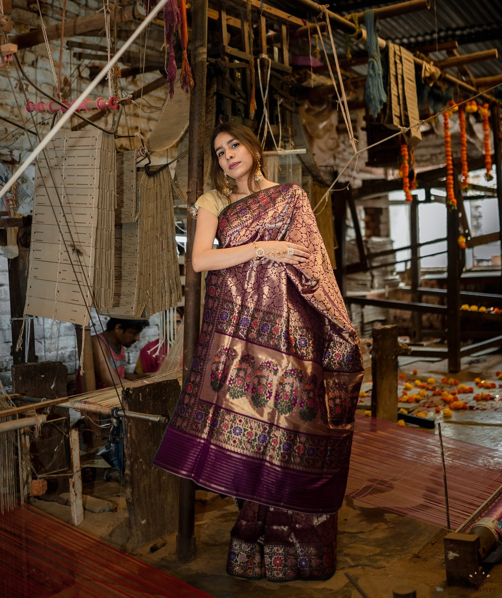 Ashawali Brocade Silk Saree