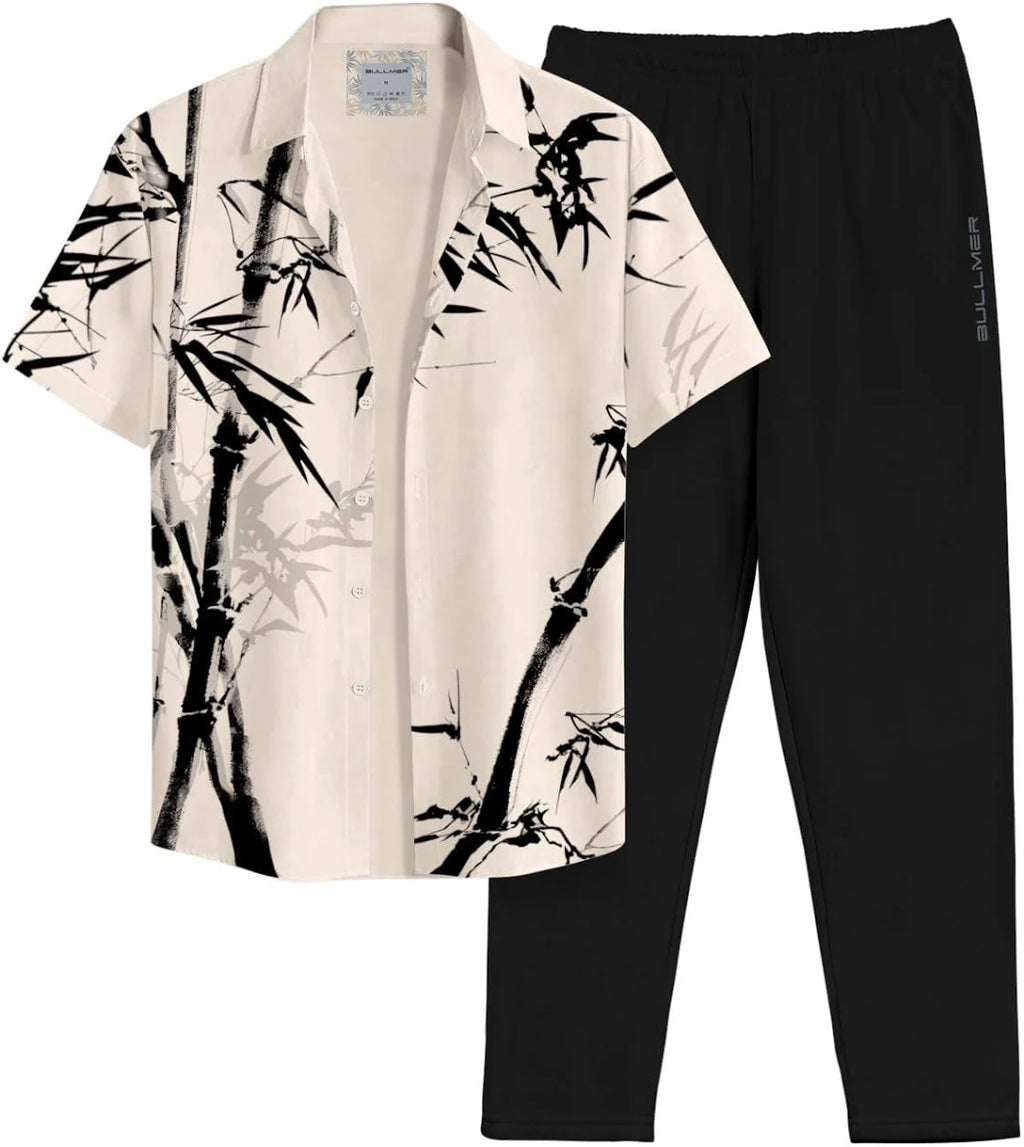 BULLMER Men's Trendy Shirt & Pants Set